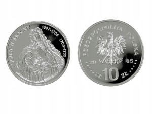 10 zł - August II Mocny - 2005 r PÓŁPOSTAĆ