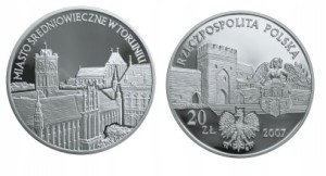 20 zł - Miasto średniowieczne w Toruniu - 2007 r