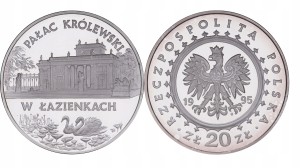 20 zł - Pałac Królewski w Łazienkach -1995 r
