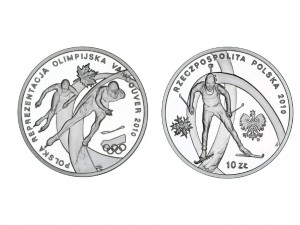 10 zł - Reprezentacja Olimpijska Vancouver 2010 r