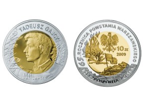 10 zł - Tadeusz Gajcy - 2009 r