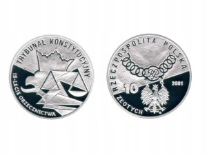 10 zł -Trybunał Konstytucyjny (1986-2001) - 2001