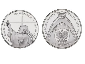 10 zł Jan Paweł II Kongres Eucharystyczny -1997 r