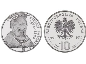 10 zł - Stefan Batory (1576 - 1586) -1997 r
