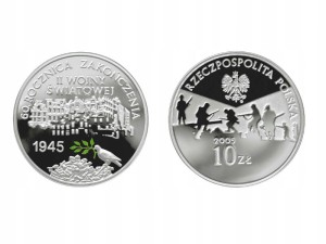 10 zł - Zakończenie II wojny światowej - 2005 r