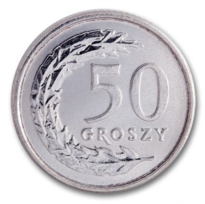 50 groszy 2008 rok - mennicze z woreczka