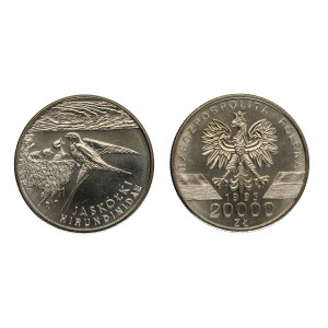 20.000 zł - Jaskółki - 1993 r