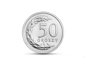 50 groszy 2022 rok - mennicze z woreczka