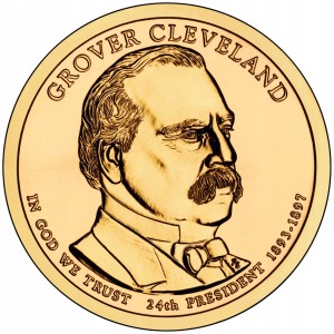 1 $ Prezydenci USA G. Cleveland 2nd 2012 P nr 24