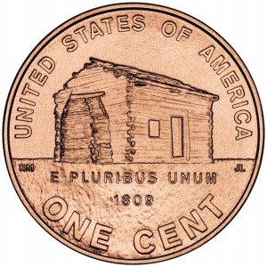 1 c Birth and Early Childhood Lincoln Penny2009 D