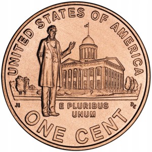 1 c Professional Life Lincoln Penny 2009 D