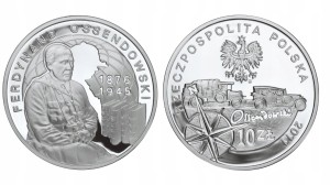10 zł - Ferdynand Ossendowski - 2011 r