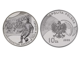 10 zł Mist Św w Piłce 2002 Korea/Japonia - 2002 r