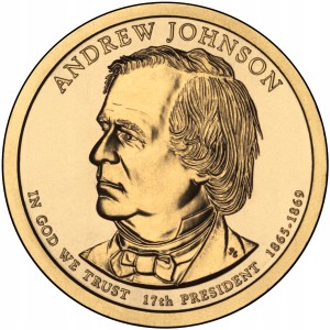 1 $ Prezydenci USA Andrew Johnson 2011 D nr 17
