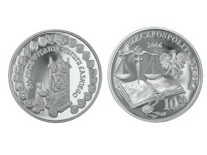 10 zł 500-lecie wydania Statutu Łaskiego - 2006 r