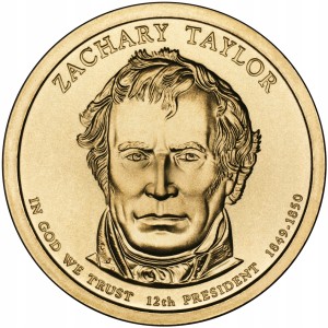 1 $ Prezydenci USA Zachary Taylor 2009 D nr 12