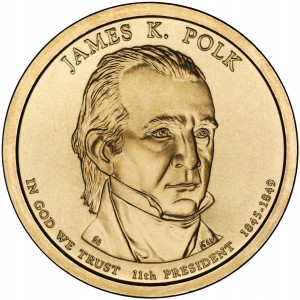 1 $ Prezydenci USA James K. Polk 2009 D nr 11