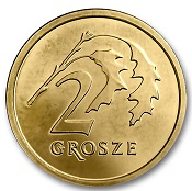 2 grosze 2020 r MW - mennicze z woreczka