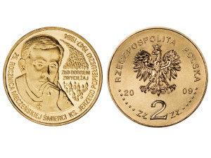2 zł - Ksiądz Jerzy Popiełuszko 2009