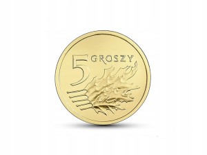 5 groszy 2019 r MW - mennicze z woreczka
