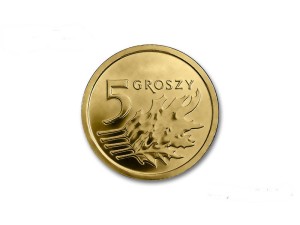 5 groszy 2016 r ROYAL MINT - mennicze z woreczka