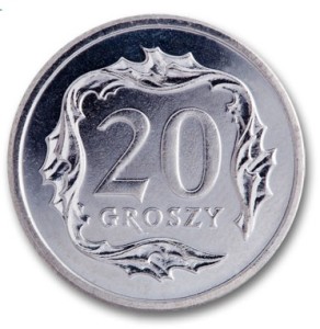 20 groszy 2009 rok - mennicze z woreczka