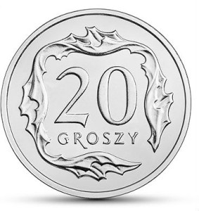 20 groszy 2017 rok - mennicze z woreczka