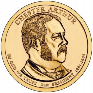 1 $ Prezydenci USA - Chester Arthur 2012 D nr 21