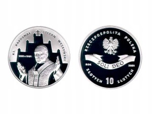 10 zł - Ksiądz Kardynał Stefan Wyszyński - 2001 r