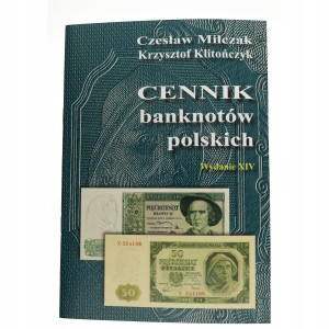 Cennik banknotów polskich wyd XIV - Miłczak