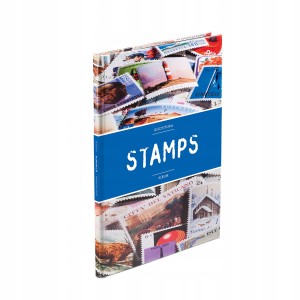 Klaser 16 czarnych stron A4 STAMPS - Leuchtturm