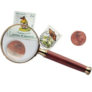 Ekskluzywna lupa Rosewood 3 x - Leuchtturm