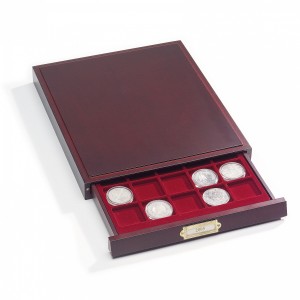 Elegancka kaseta na monety Lignum 20 - Leuchtturm