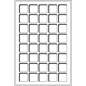 Paleta TAB L 40 do monet do 33 mm - Leuchtturm
