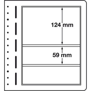 Karty albumowe na znaczki LB 3 MIX - Leuchtturm