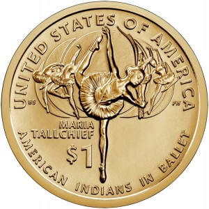 1$ Indianka 2023 D Native American Sacagawea