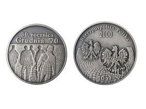 10 zł - 30. rocznica Grudnia 70 - 2000 r