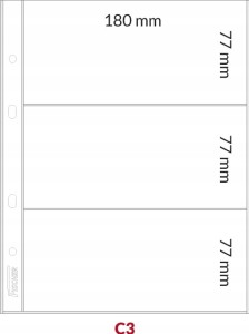 Karty OPTIMUM C 3 - banknoty - Fischer 10 szt.