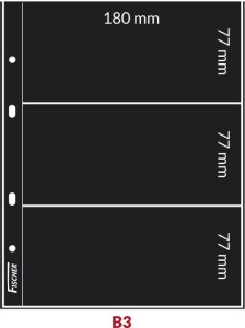 Karty OPTIMUM B 3 - banknoty - Fischer 10 szt.