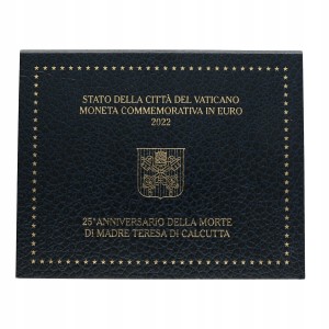 Watykan - 2 Euro Matka Teresa z Kalkuty - 2022
