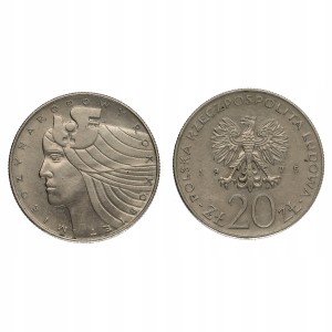 20 zł - Międzynarodowy Rok Kobiet - 1975 r