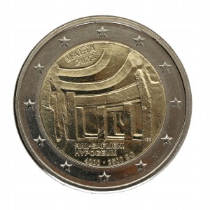 Malta - 2 Euro - Świątynia Hal Saflieni - 2022