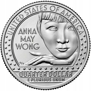 25 c Kobiety USA Anna May Wong 2022 P nr 5