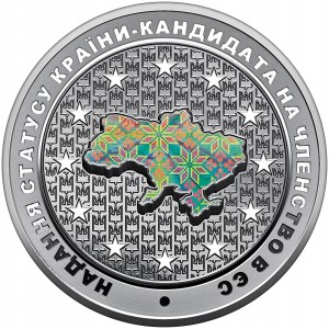 Ukraina - 10 UAH Kandydat do UE 2022 Ag