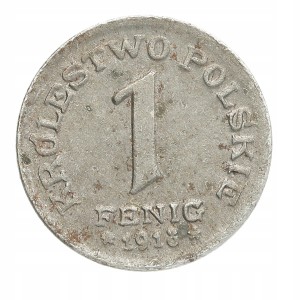Królestwo Polskie - 1 fenig - 1918 r