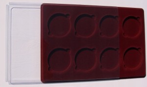 Paleta na medale P - 8, bordo - fi 67 mm
