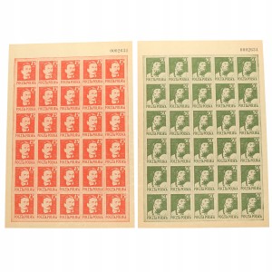 Poczta Polska w 1944 + 339-341 Wodzowie nowodruki