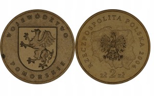 2 zł - Województwo Pomorskie - 2004