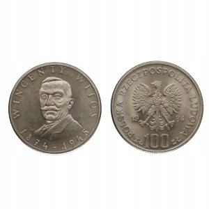 100 zł Wincenty Witos - 1984 r