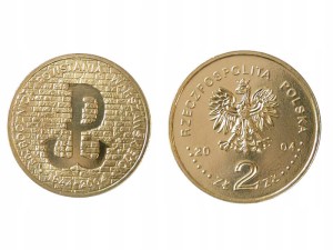 2 zł 60. rocznica Powstania Warszawskiego 2004 r